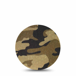 ExpressionMed OverPatch Camo Adhesive Patch Freestyle Libre 2 or 3