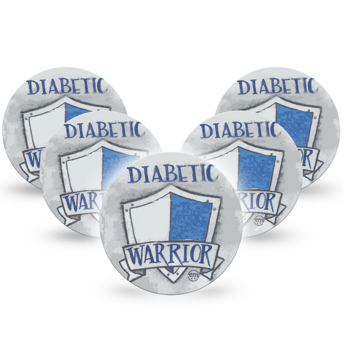 ExpressionMed OverPatch Diabetic Warrior Adhesive Patch Freestyle Libre 2 or 3