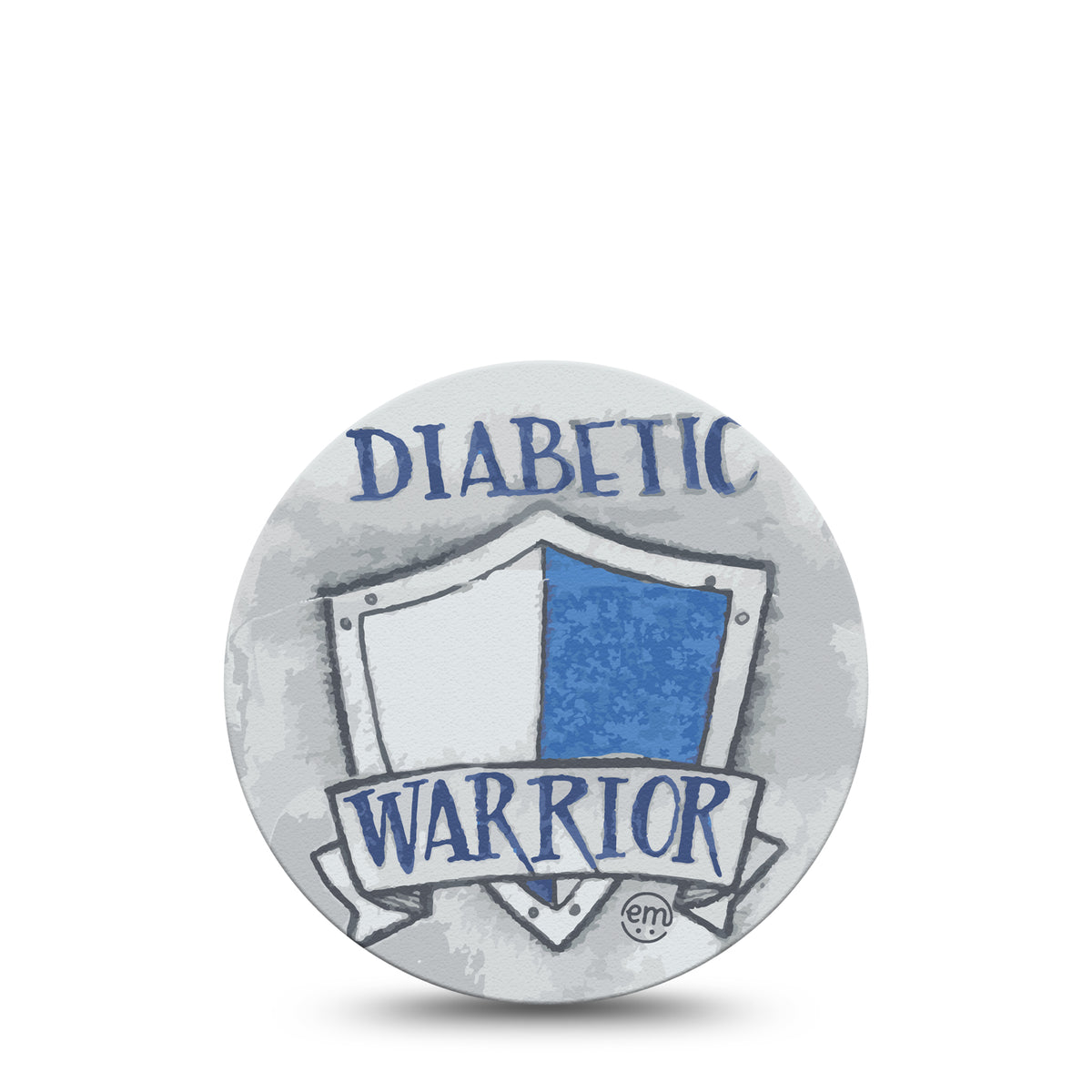 ExpressionMed OverPatch Diabetic Warrior Adhesive Patch Freestyle Libre 2 or 3