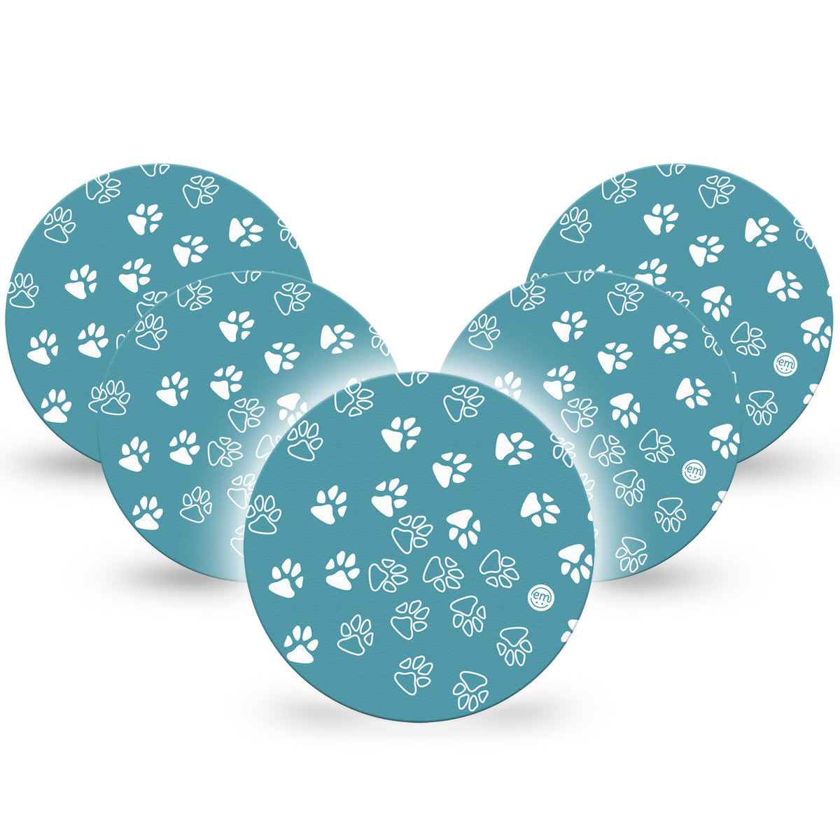 ExpressionMed OverPatch Pawprint Adhesive Patch Freestyle Libre 2 or 3