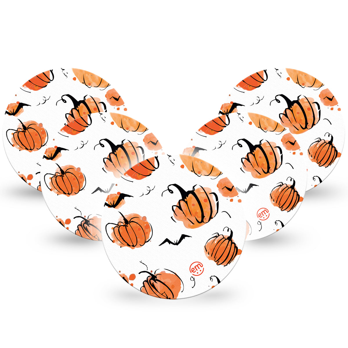 ExpressionMed OverPatch Pumpkins Adhesive Patch Freestyle Libre 2 or 3