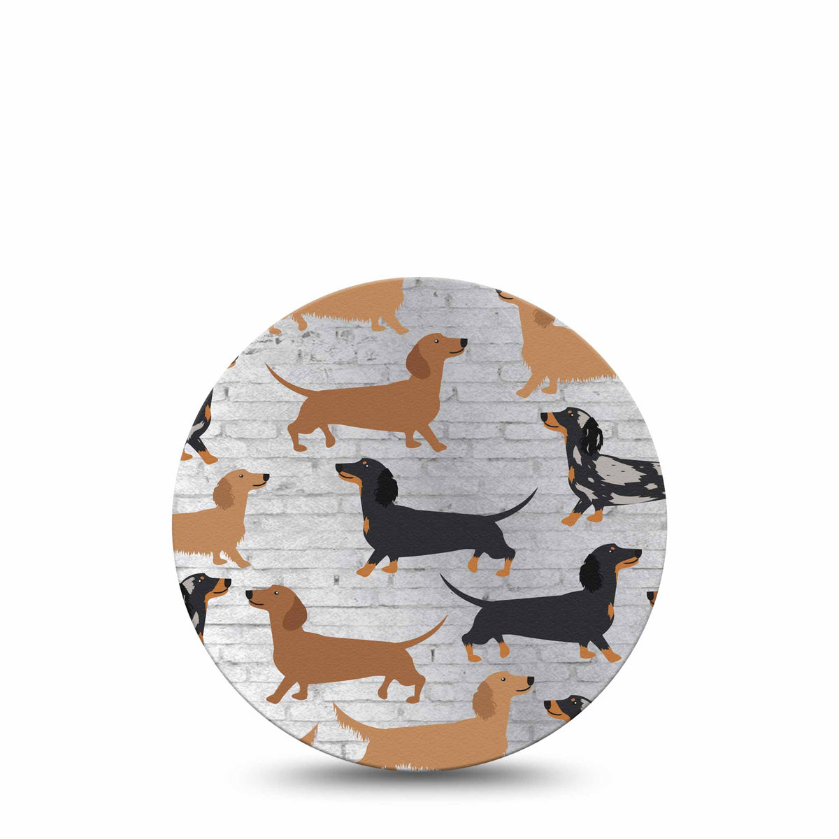 ExpressionMed OverPatch Dancing Dachshunds Adhesive Patch Freestyle Libre 2 or 3