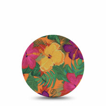 ExpressionMed OverPatch Bright Hibiscus Adhesive Patch Freestyle Libre 2 or 3