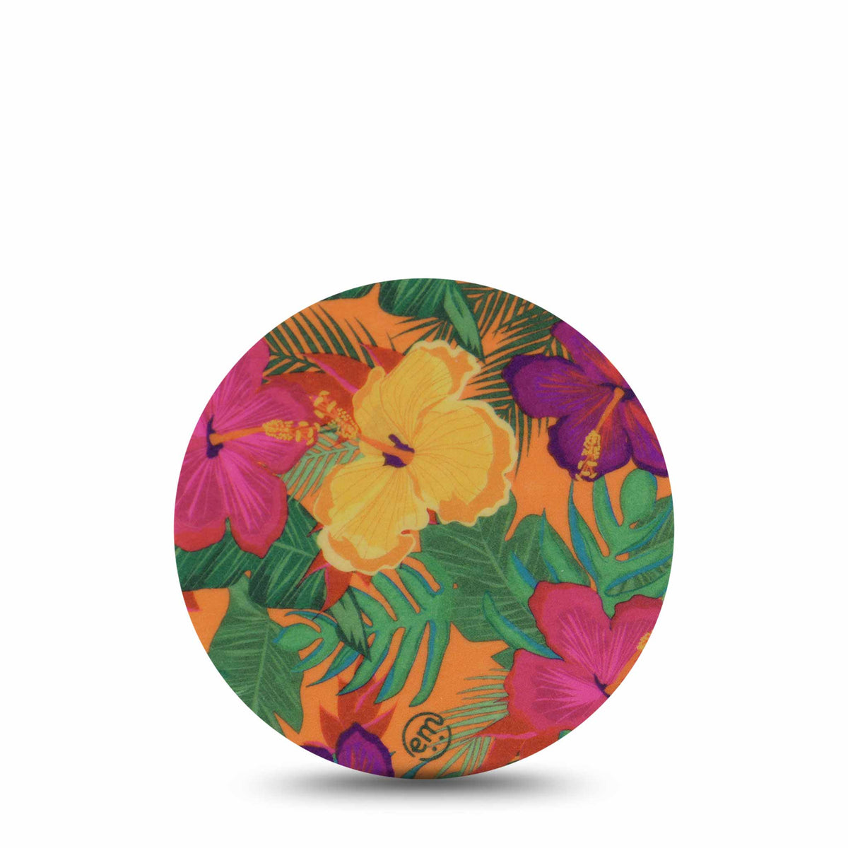 ExpressionMed OverPatch Bright Hibiscus Adhesive Patch Freestyle Libre 2 or 3