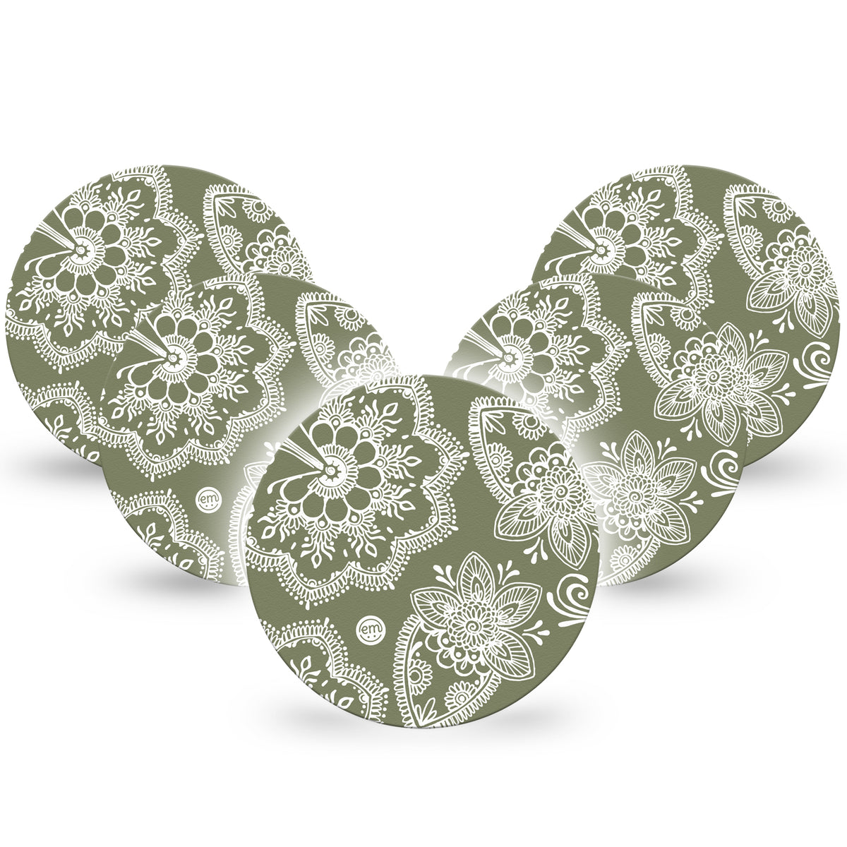 ExpressionMed OverPatch Olive Henna Adhesive Patch Freestyle Libre 2 or 3