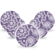 ExpressionMed OverPatch Purple Henna Adhesive Patch Freestyle Libre 2 or 3