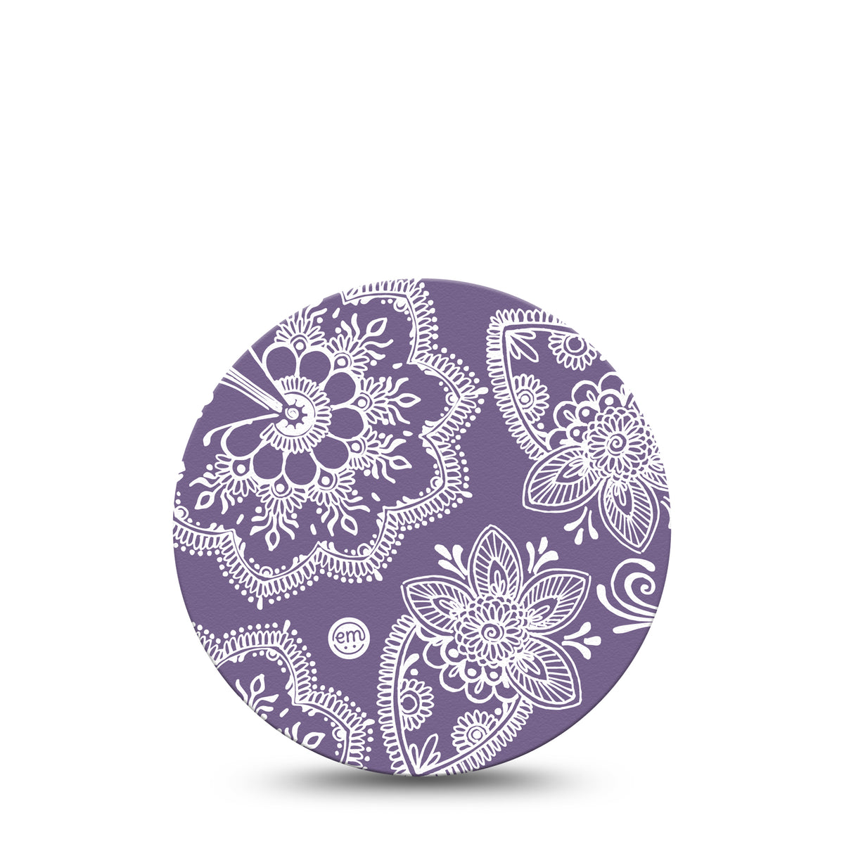 ExpressionMed OverPatch Purple Henna Adhesive Patch Freestyle Libre 2 or 3