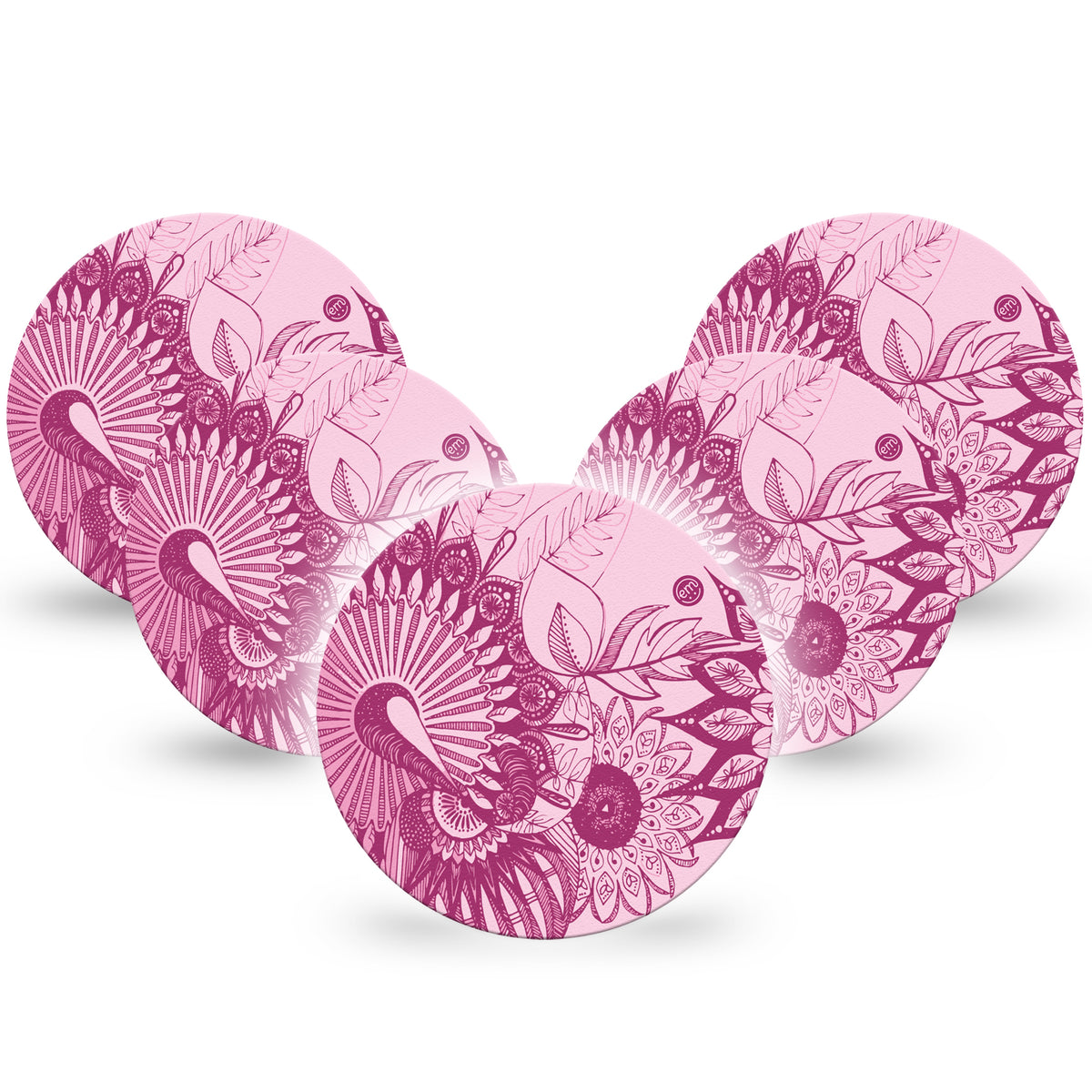 ExpressionMed OverPatch Magenta Dani Adhesive Patch Freestyle Libre 2 or 3