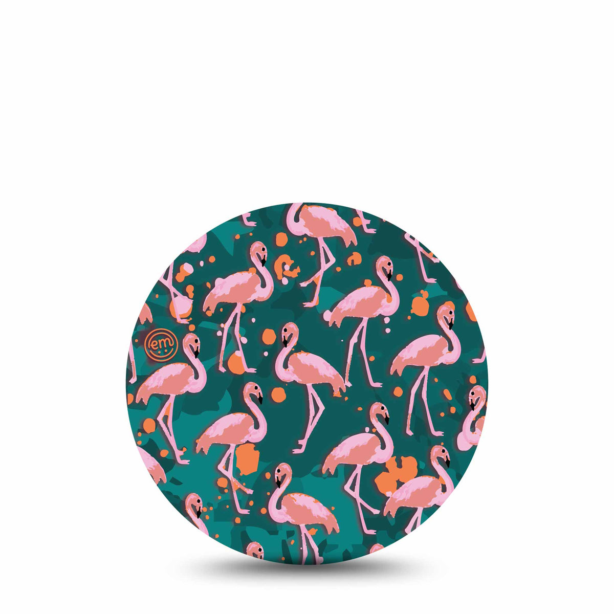 ExpressionMed OverPatch Flamingos Adhesive Patch Freestyle Libre 2 or 3