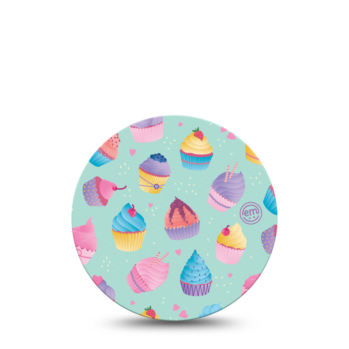 ExpressionMed OverPatch Cupcakes Adhesive Patch Freestyle Libre 2 or 3