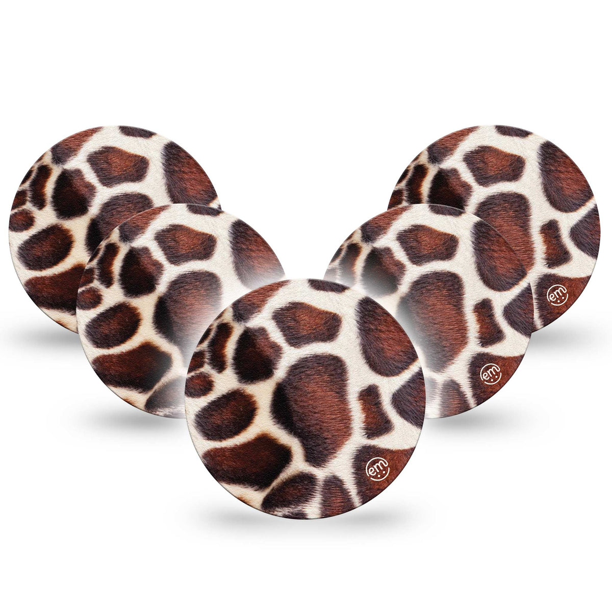 ExpressionMed OverPatch Giraffe Print Adhesive Patch Freestyle Libre 2 or 3