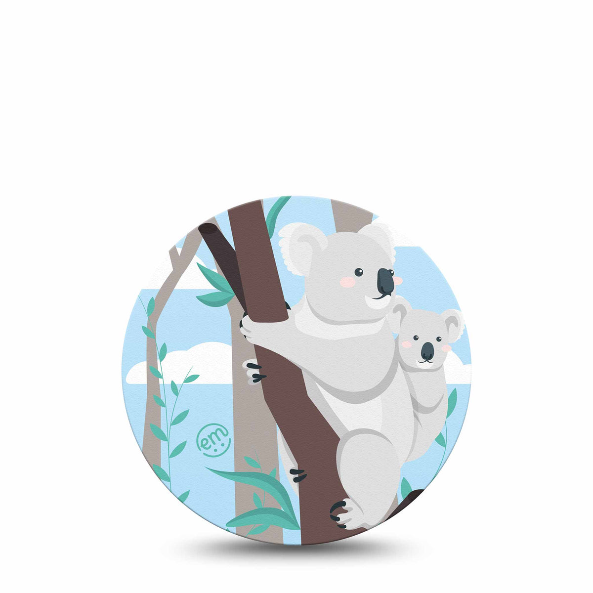 ExpressionMed OverPatch Koala Adhesive Patch Freestyle Libre 2 or 3