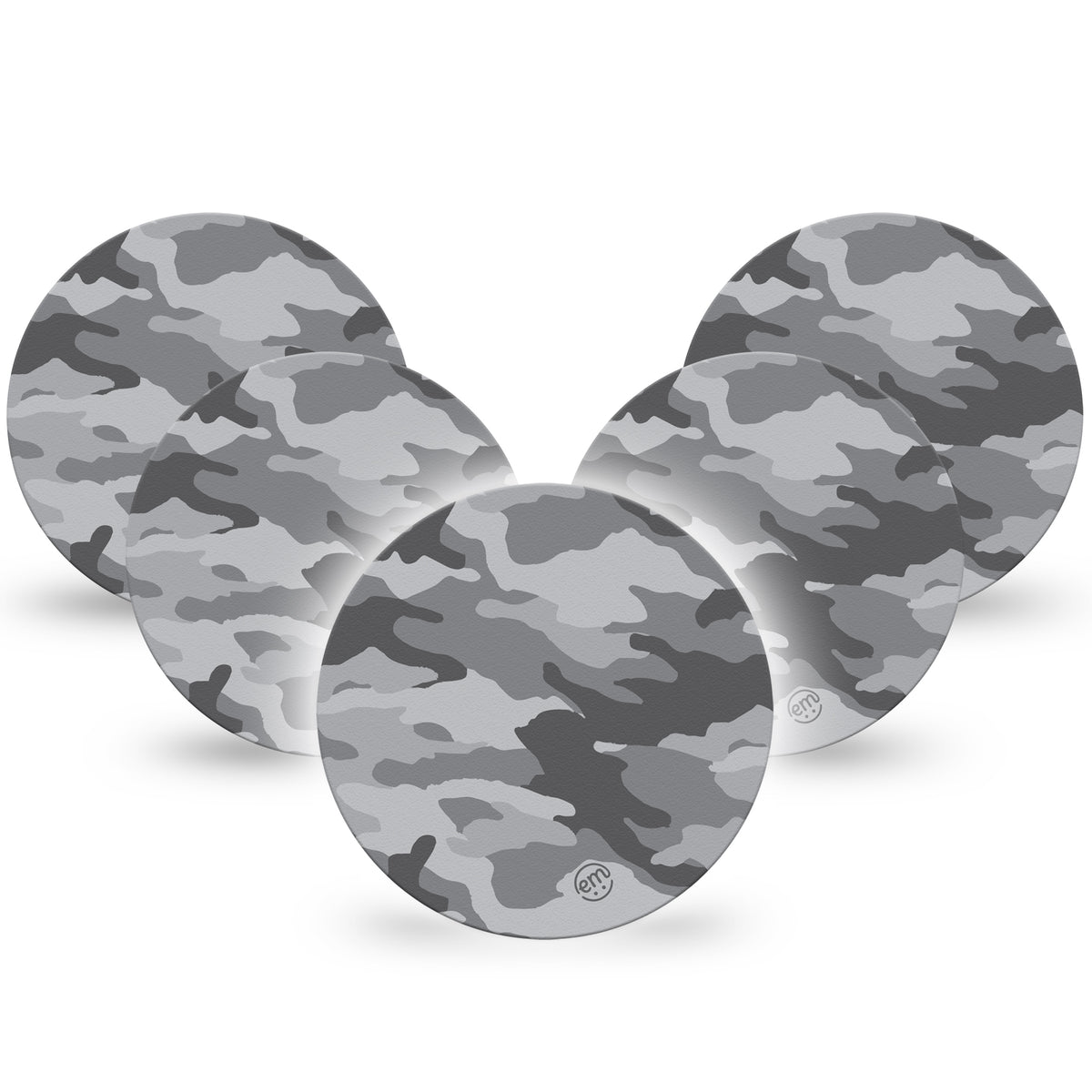 ExpressionMed OverPatch Grey Camo Adhesive Patch Freestyle Libre 2 or 3