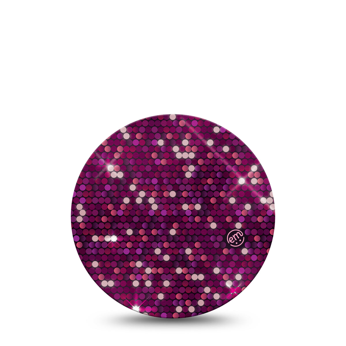 ExpressionMed OverPatch Pink Sequins Adhesive Patch Freestyle Libre 1, 2 or 3