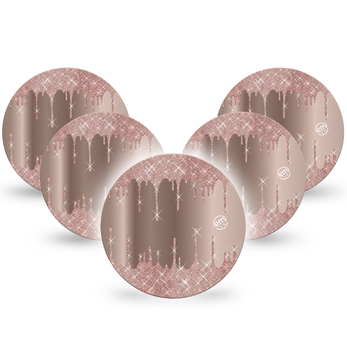 ExpressionMed OverPatch Dripping Sparkles Adhesive Patch Freestyle Libre 2 or 3