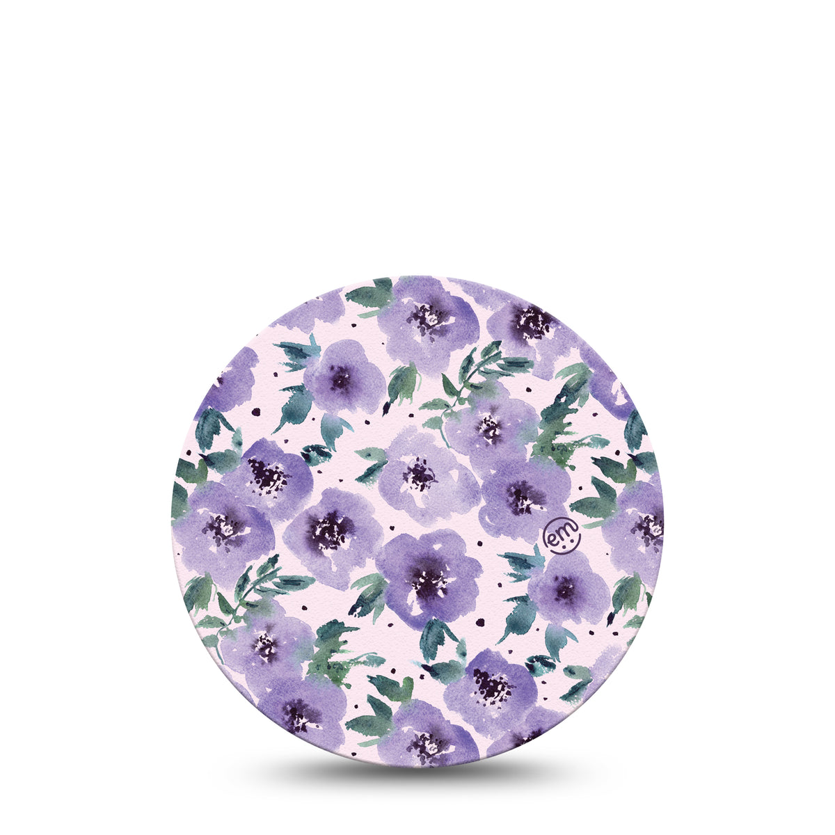 ExpressionMed OverPatch Flowering Amethyst Adhesive Patch Freestyle Libre 2 or 3