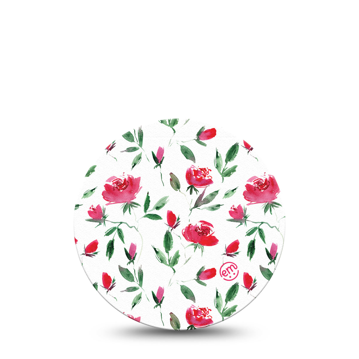 ExpressionMed OverPatch Rose Garden Adhesive Patch Freestyle Libre 2 or 3