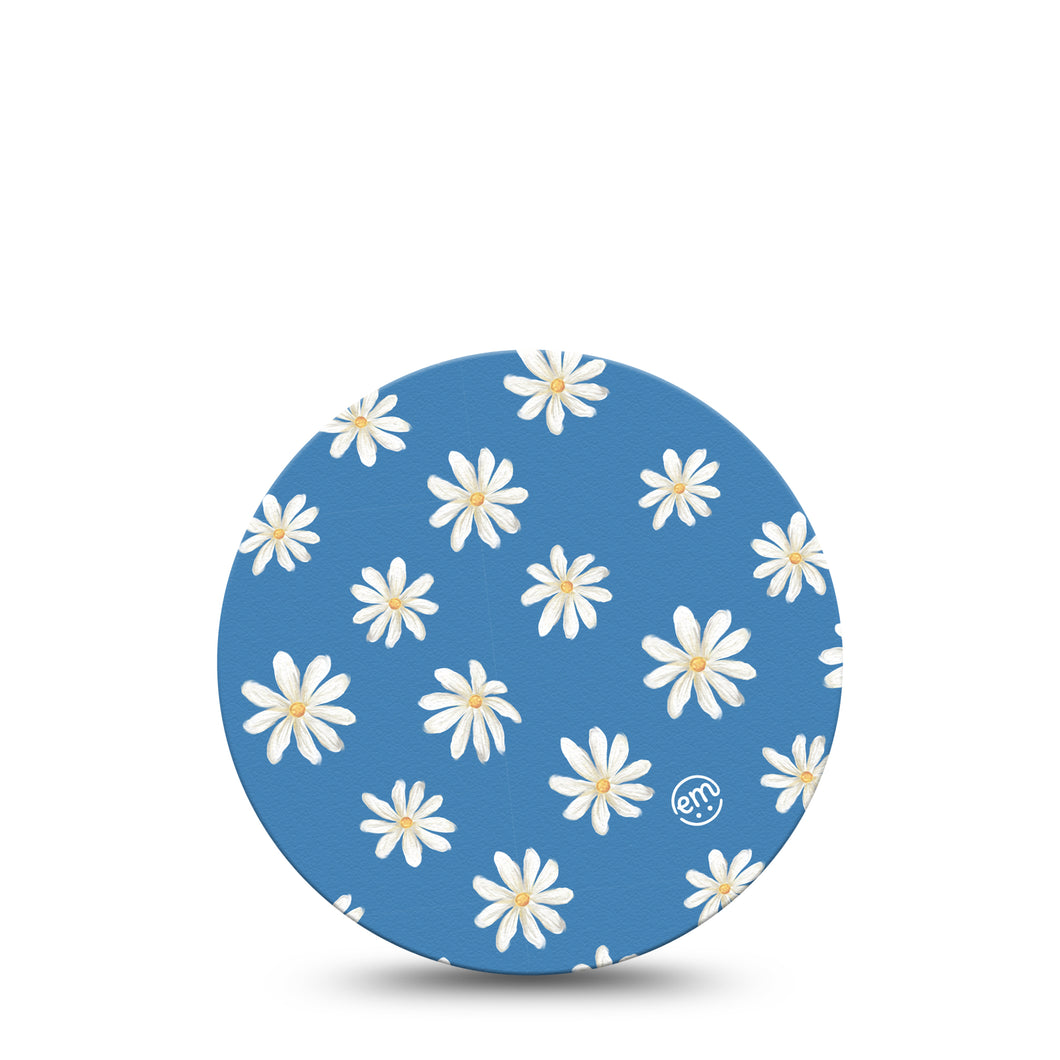 ExpressionMed OverPatch Painted Daisies Adhesive Patch Freestyle Libre 2 or 3