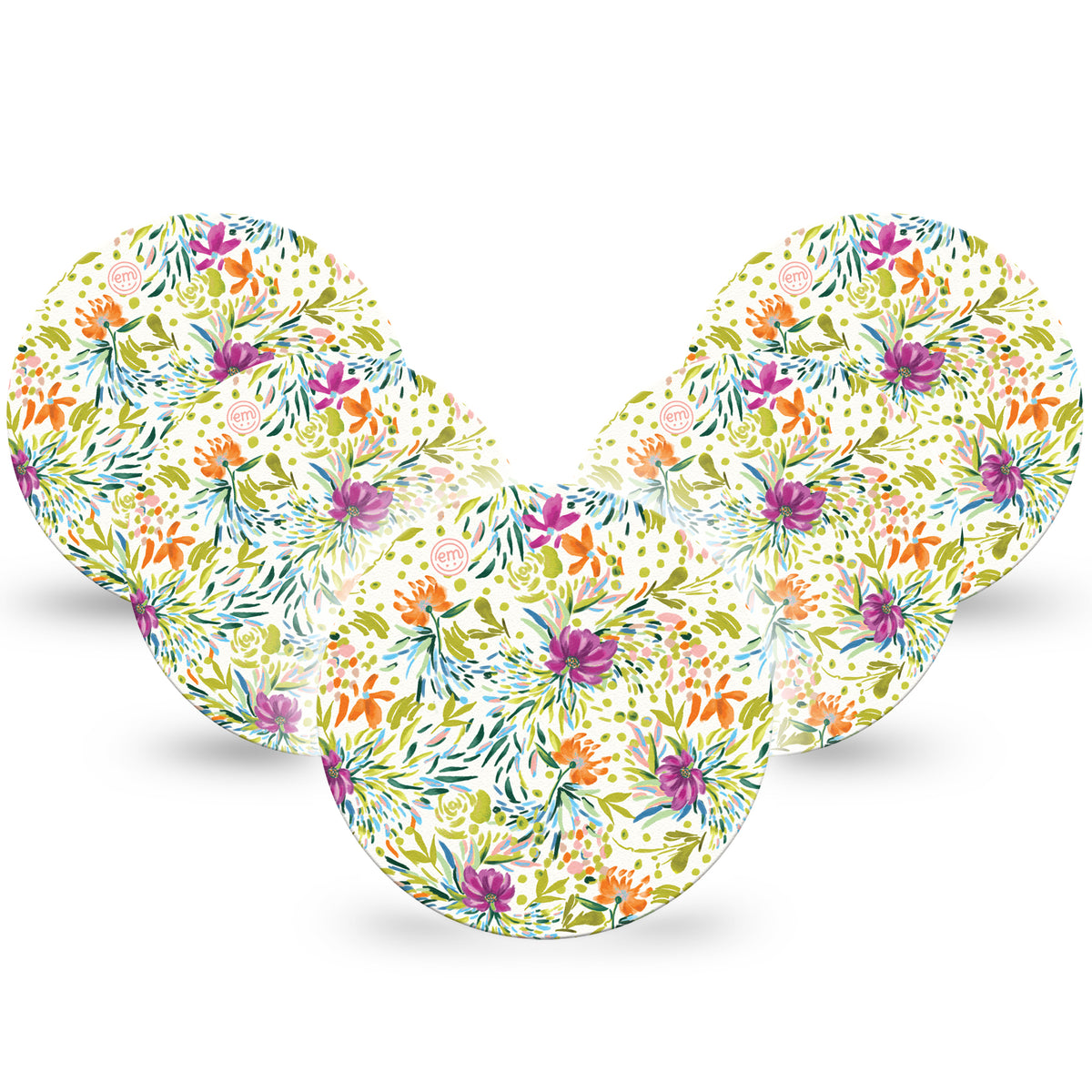 ExpressionMed OverPatch Summer Greenery Adhesive Patch Freestyle Libre 2 or 3