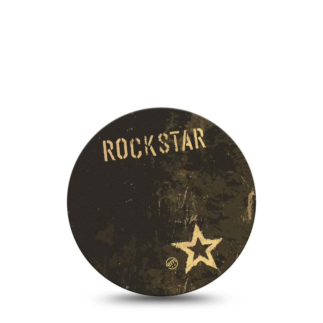 ExpressionMed OverPatch Rock Star Adhesive Patch Freestyle Libre 2 or 3