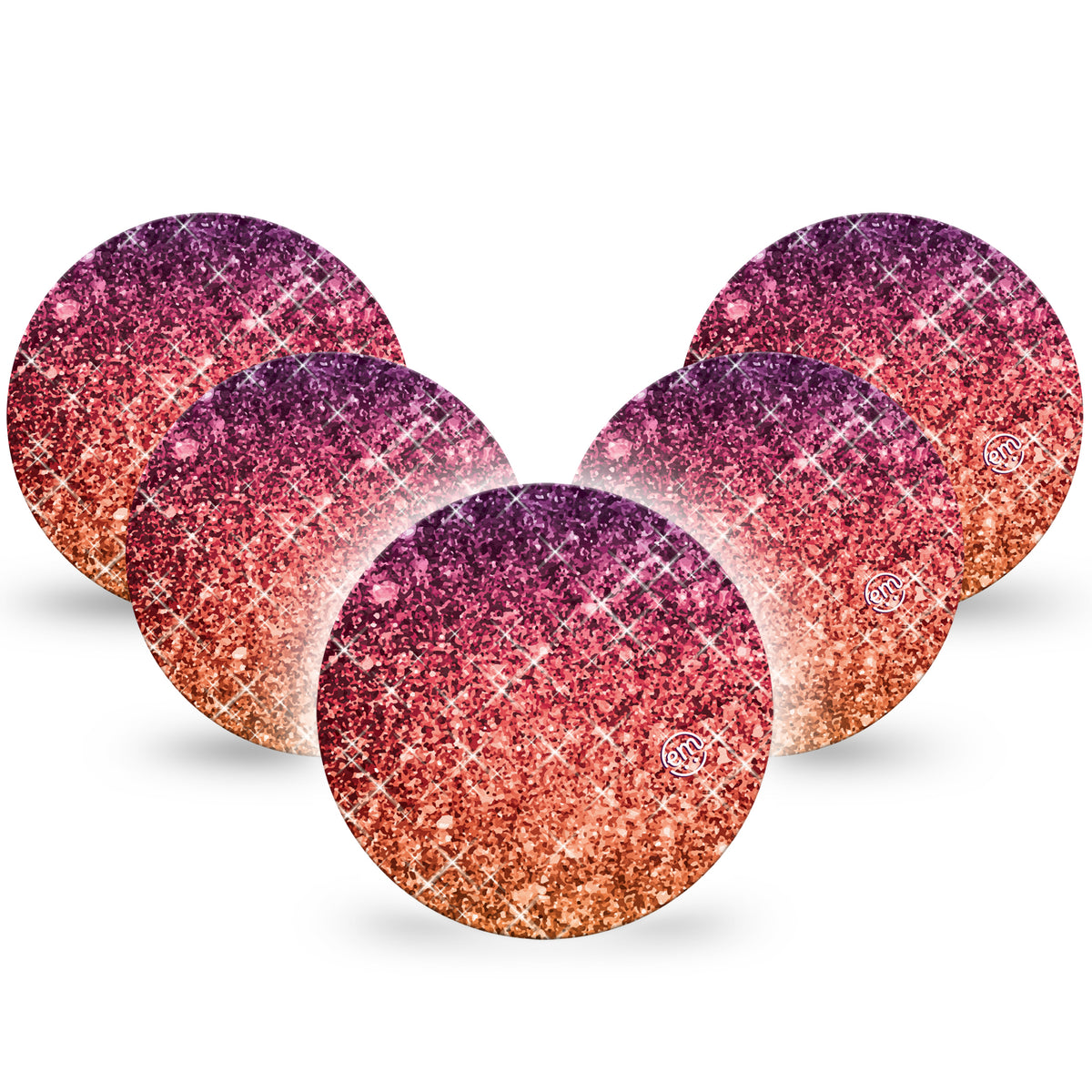 ExpressionMed OverPatch Glittering Fall Ombre Adhesive Patch Freestyle Libre 2 or 3