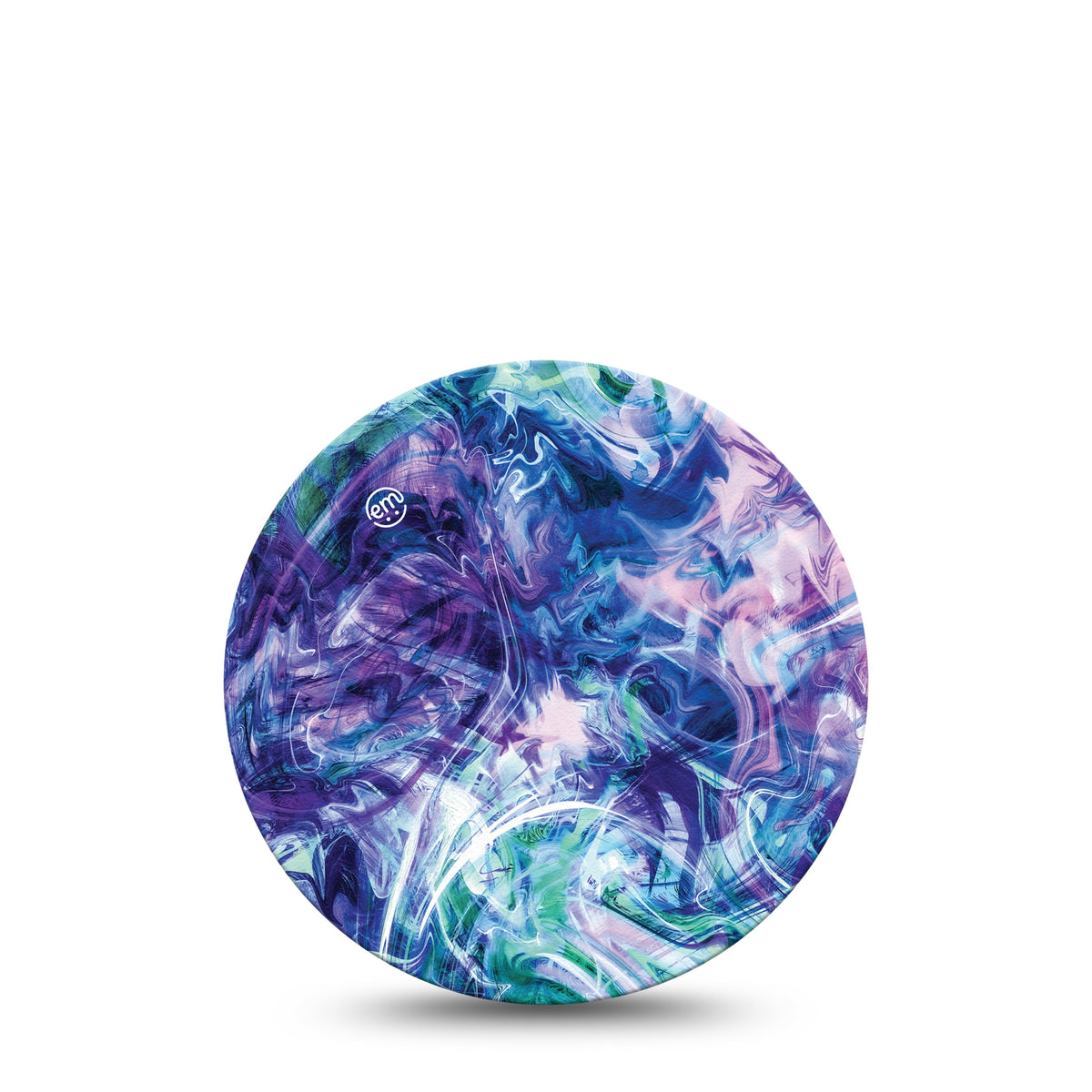 ExpressionMed OverPatch Deep Purple Swirl Adhesive Patch Freestyle Libre 2 or 3