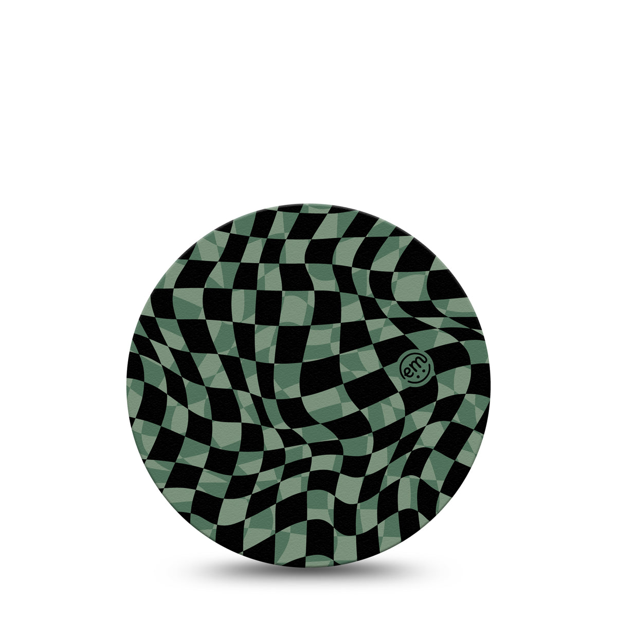 ExpressionMed OverPatch Green & Black Checkerboard Adhesive Patch Freestyle Libre 2 or 3