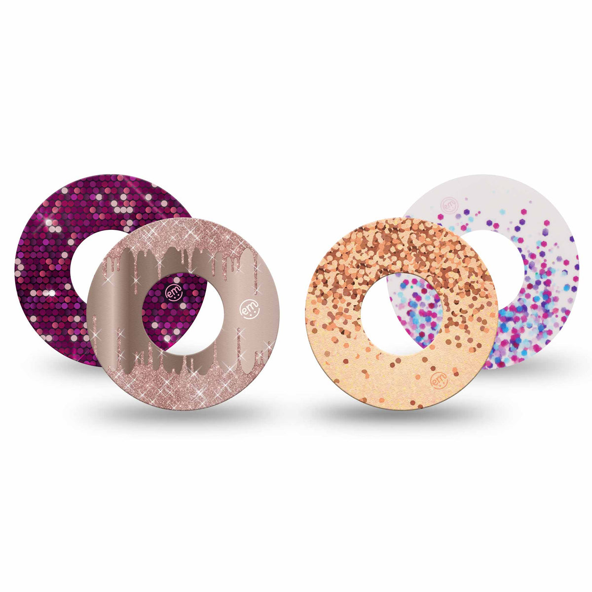 ExpressionMed Glitter Bomb Variety 4 Pack Freestyle Libre 2