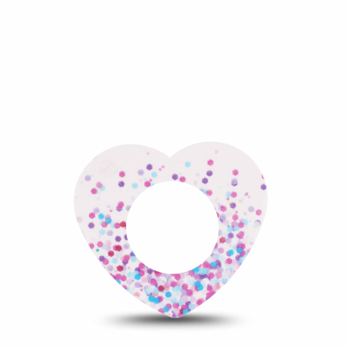 ExpressionMed Confetti Heart Shaped Adhesive Patch Freestyle Libre 2