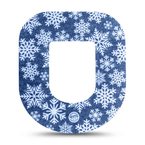 ExpressionMed Snowflake Adhesive Patch Omnipod