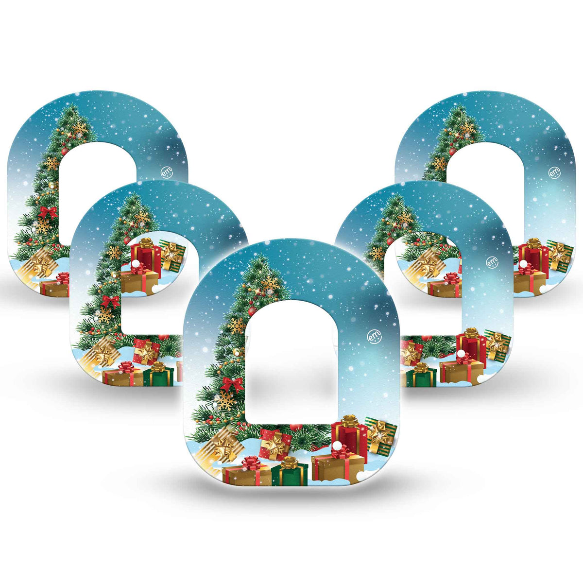ExpressionMed Oh Christmas Tree Adhesive Patch Omnipod