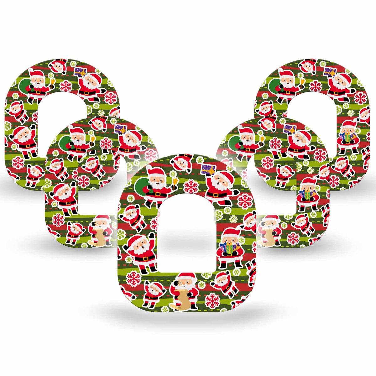 ExpressionMed Santa Sticker Bomb Adhesive Patch Omnipod