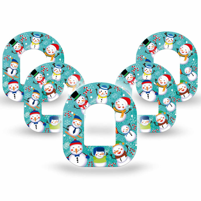 ExpressionMed Snowman Celebration Adhesive Patch Omnipod