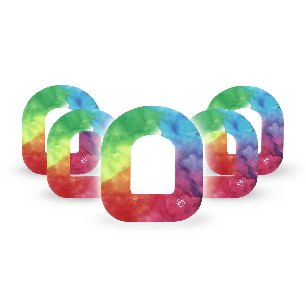 ExpressionMed Rainbow Clouds Adhesive Patch Omnipod