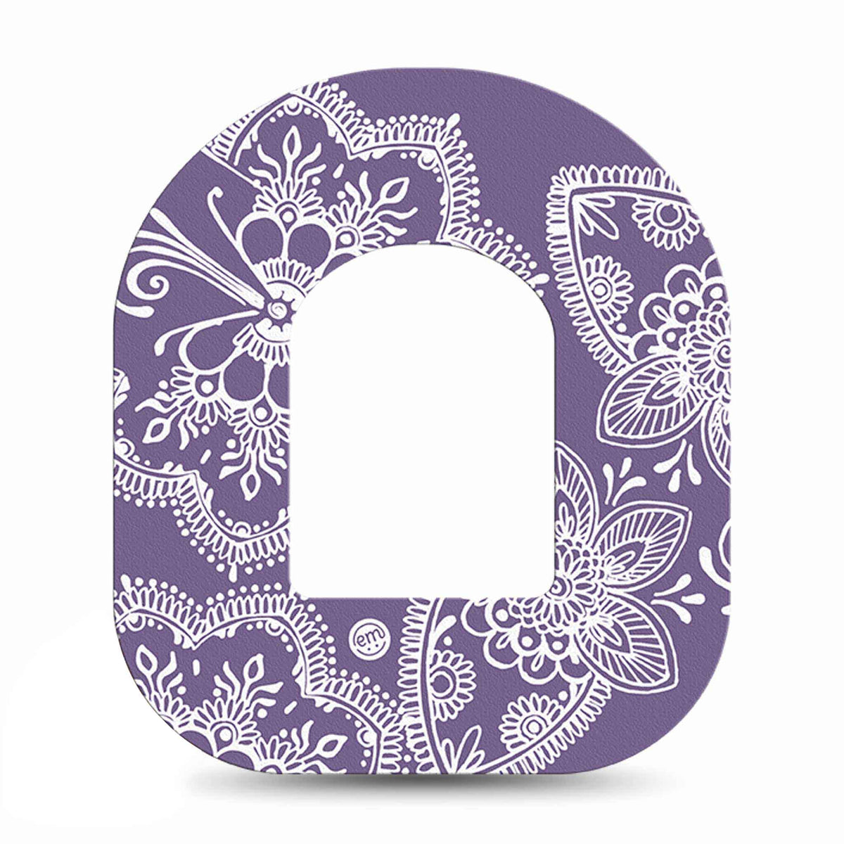 ExpressionMed Purple Henna Adhesive Patch Omnipod