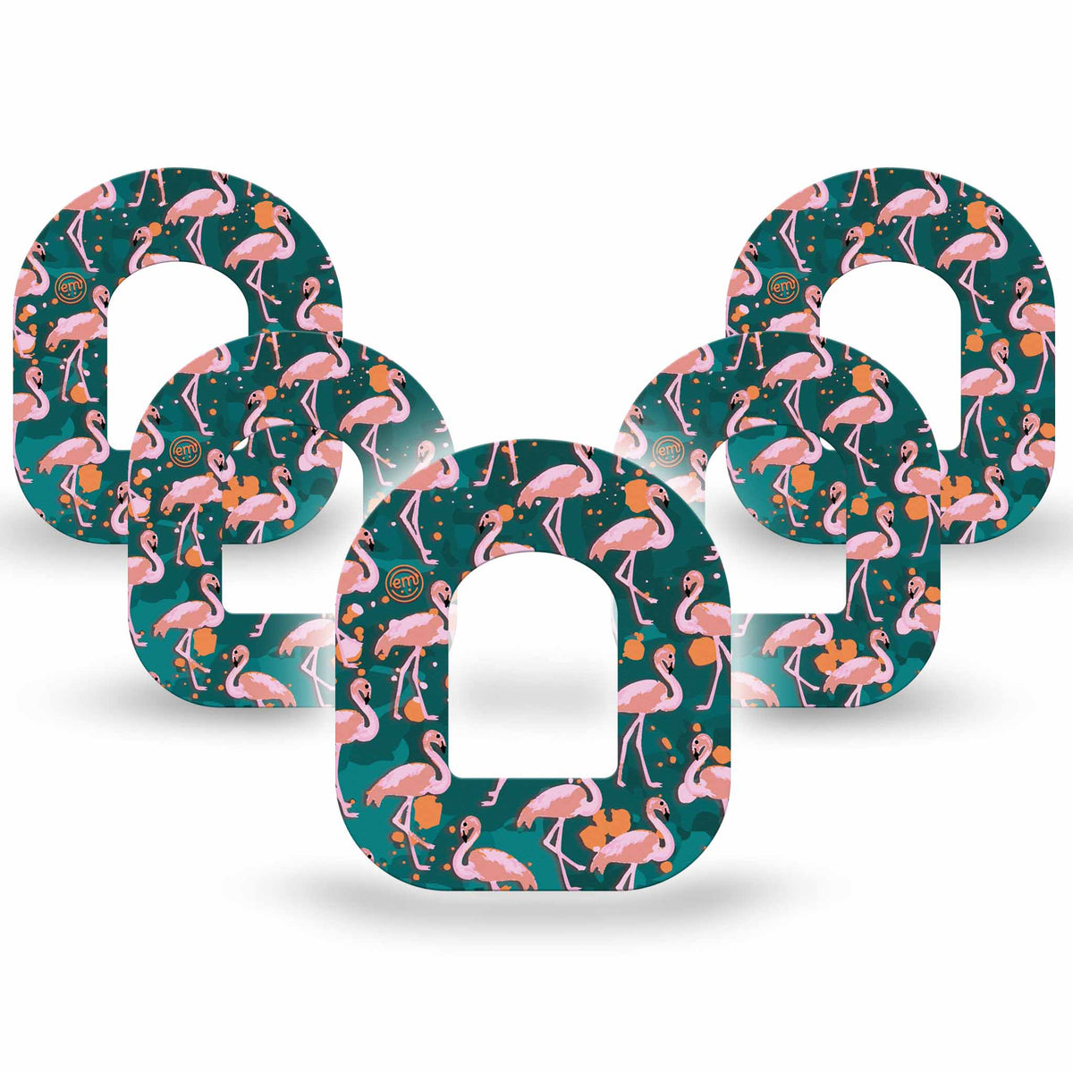 ExpressionMed Flamingos Adhesive Patch Omnipod