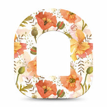 ExpressionMed Peachy Blooms Adhesive Patch Omnipod