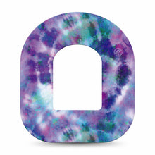 ExpressionMed Purple Tie Dye Adhesive Patch Omnipod