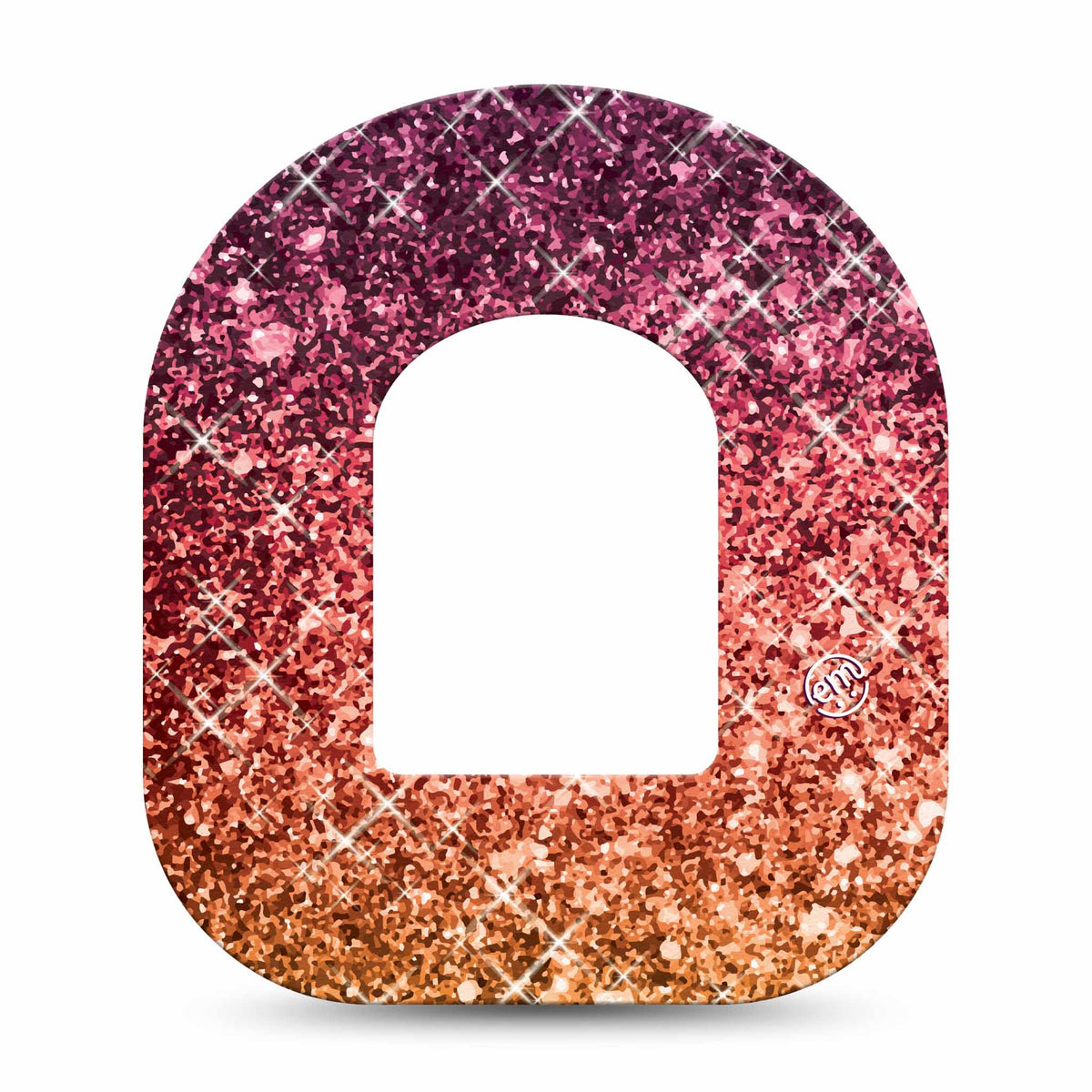 ExpressionMed Glittering Fall Ombre Adhesive Patch Omnipod