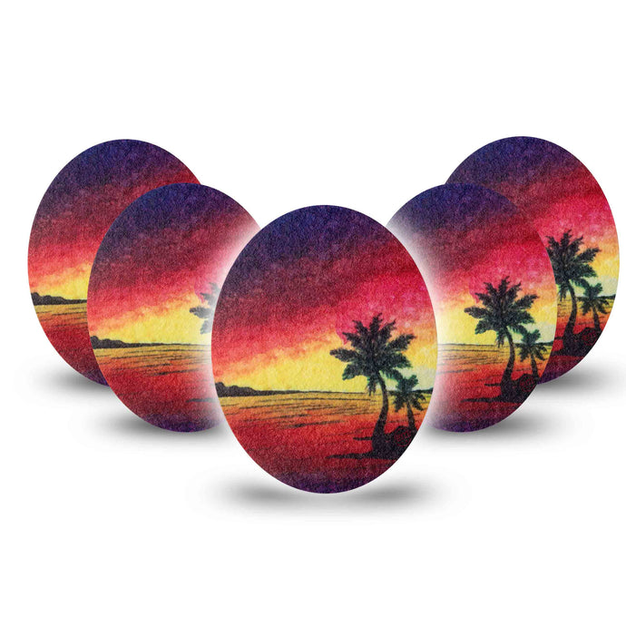 ExpressionMed Sunset Adhesive Patch Oval