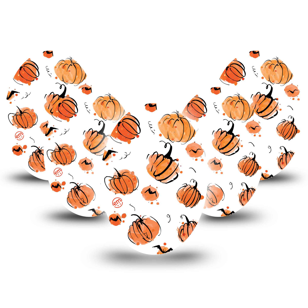 ExpressionMed Pumpkins Adhesive Patch Oval
