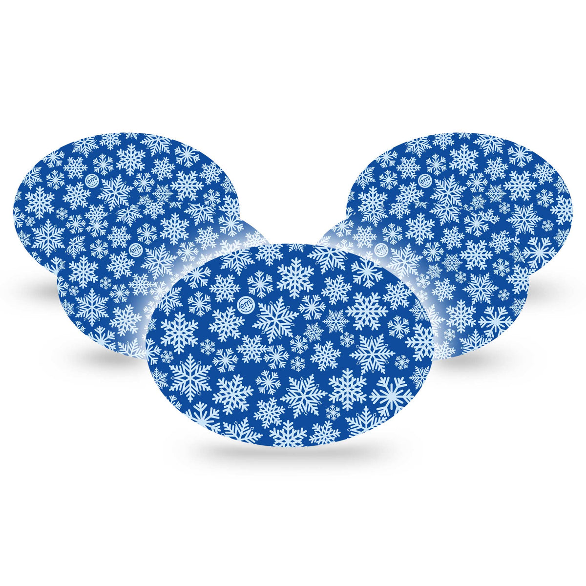 ExpressionMed Snowflakes Adhesive Patch Oval