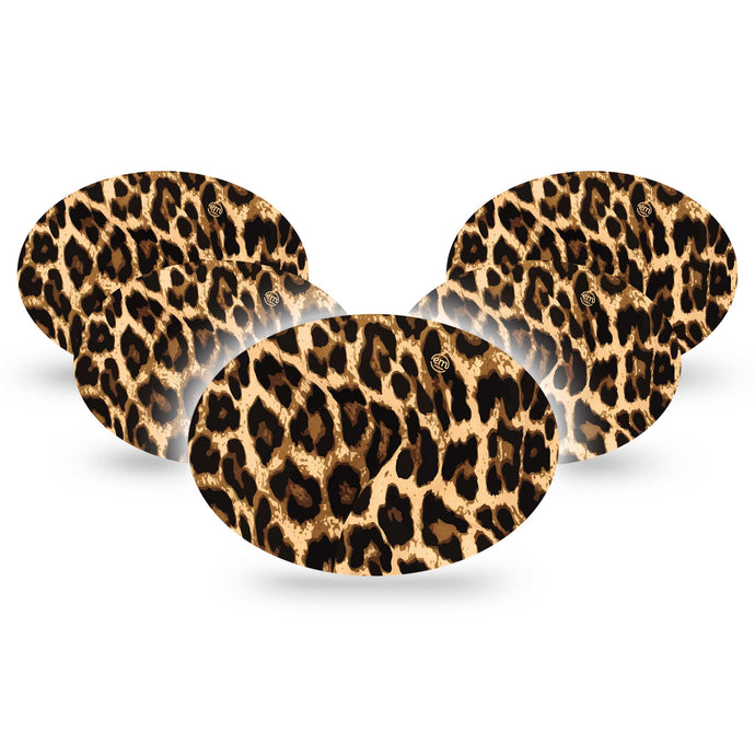 ExpressionMed Leopard Print Adhesive Patch Oval