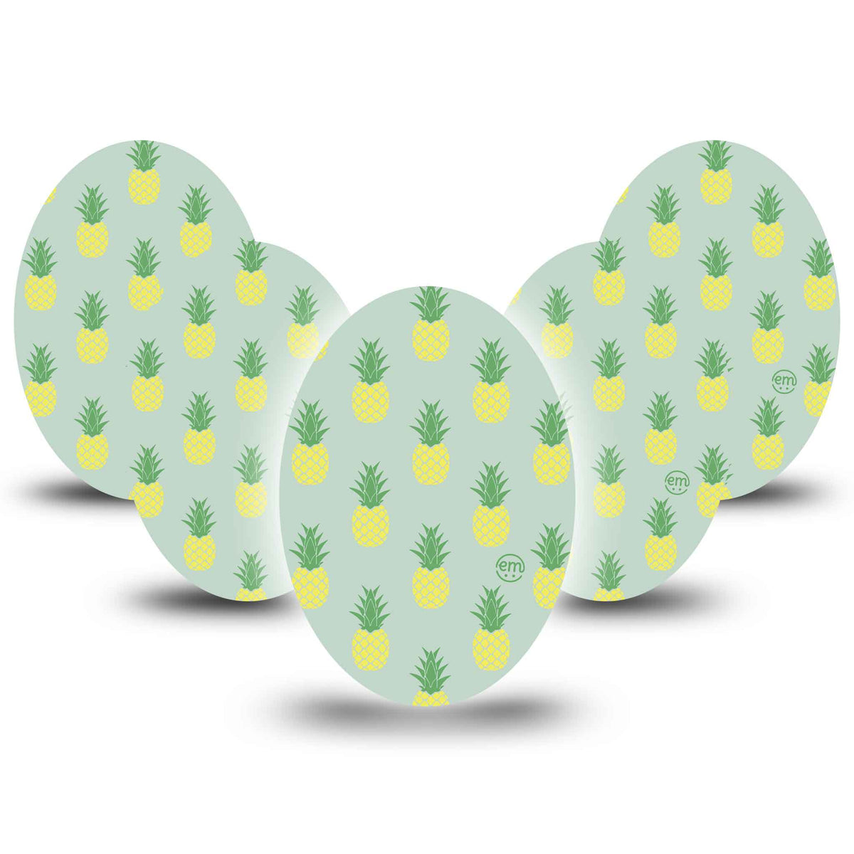 ExpressionMed Vintage Pineapple Adhesive Patch Oval