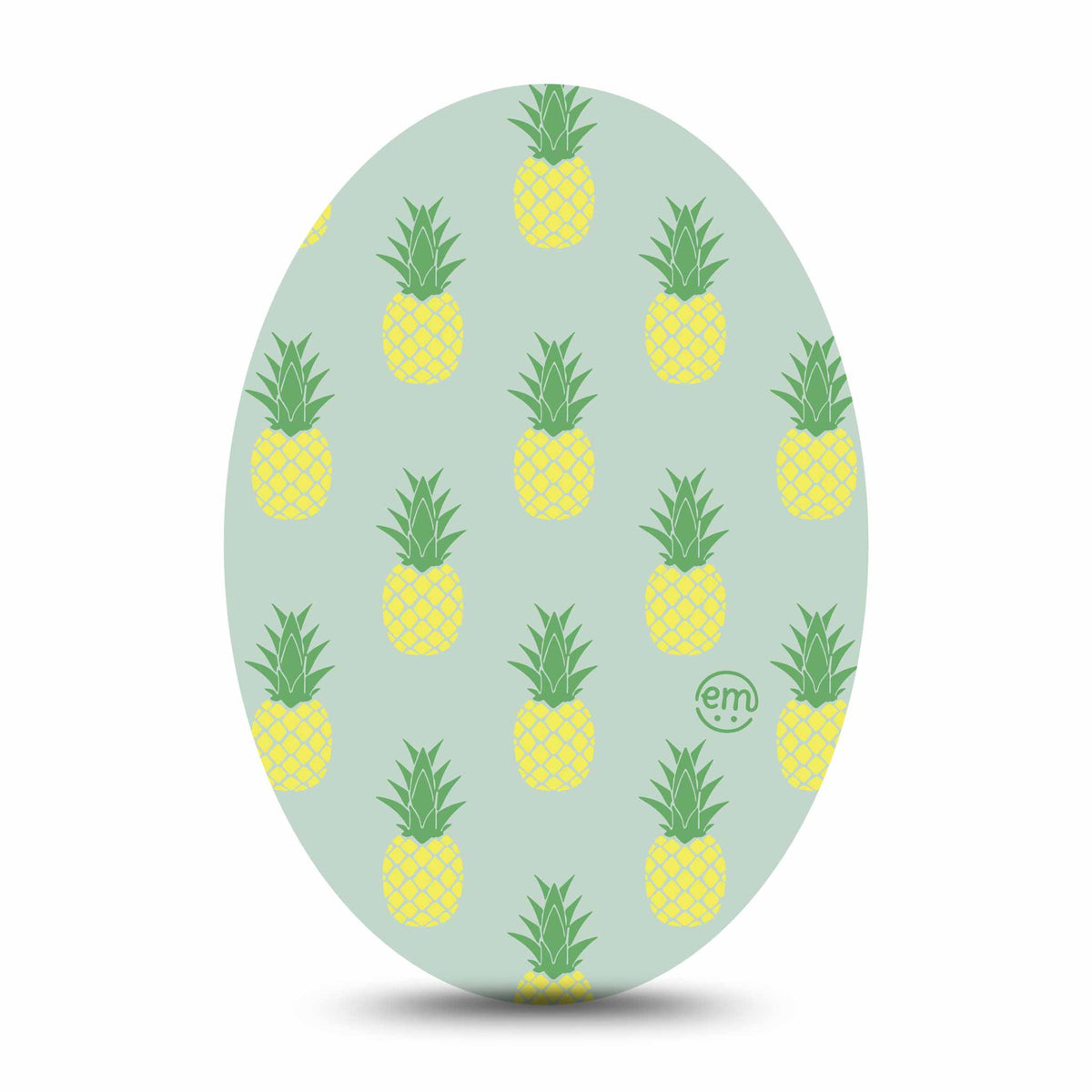 ExpressionMed Vintage Pineapple Adhesive Patch Oval