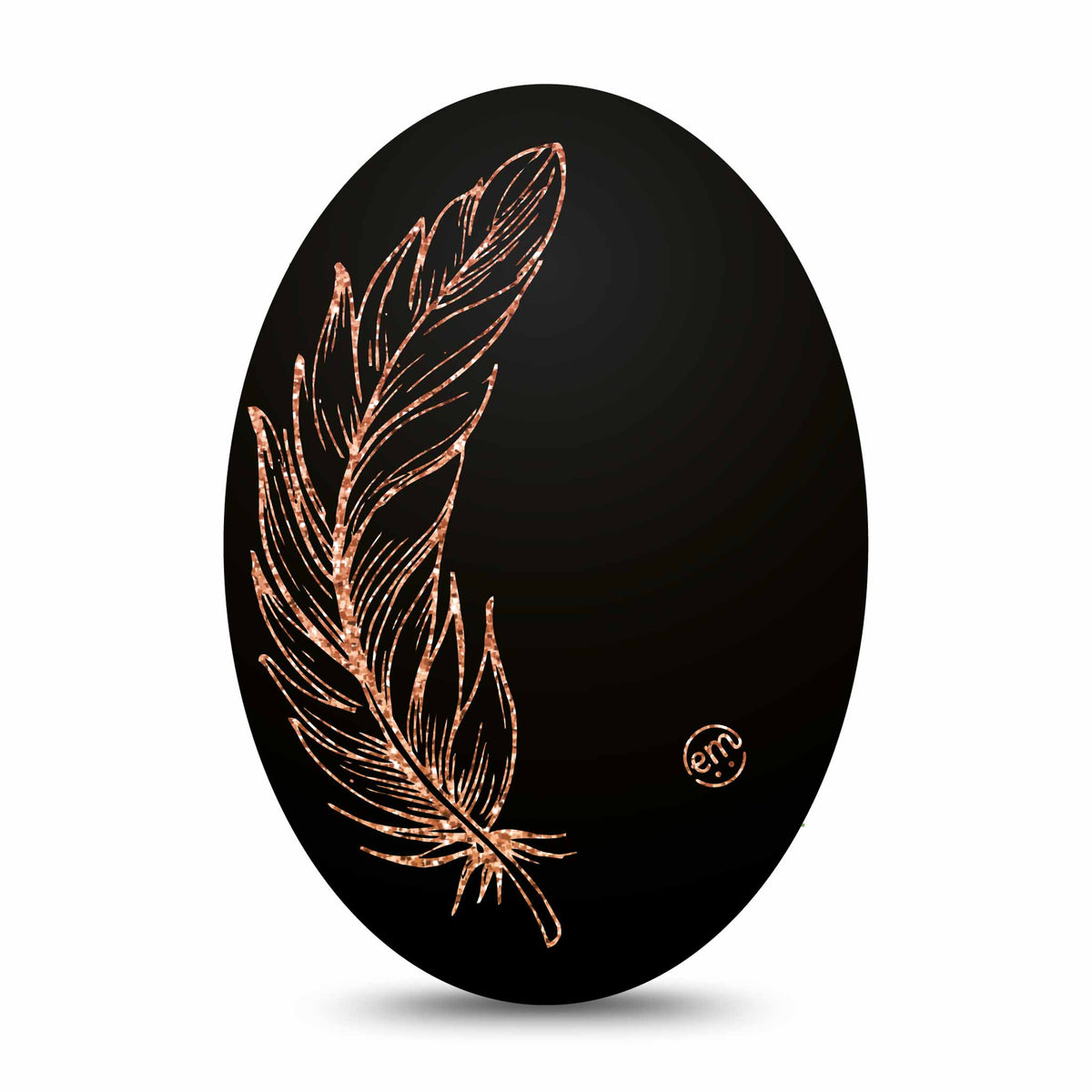 ExpressionMed Dusted Feather Adhesive Patch Oval
