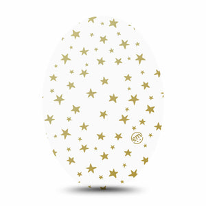 ExpressionMed Twinkling Stars Adhesive Patch Oval