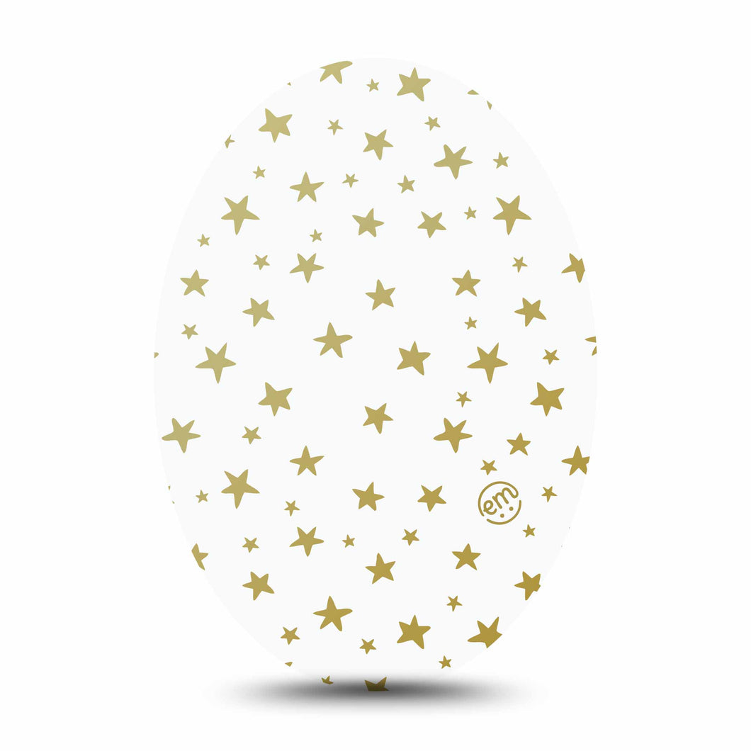 ExpressionMed Twinkling Stars Adhesive Patch Oval