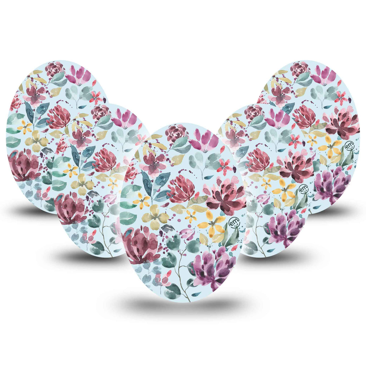 ExpressionMed Botanical Blooms Adhesive Patch Oval