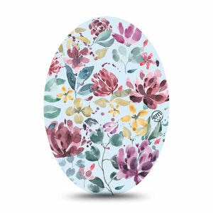 ExpressionMed Botanical Blooms Adhesive Patch Oval